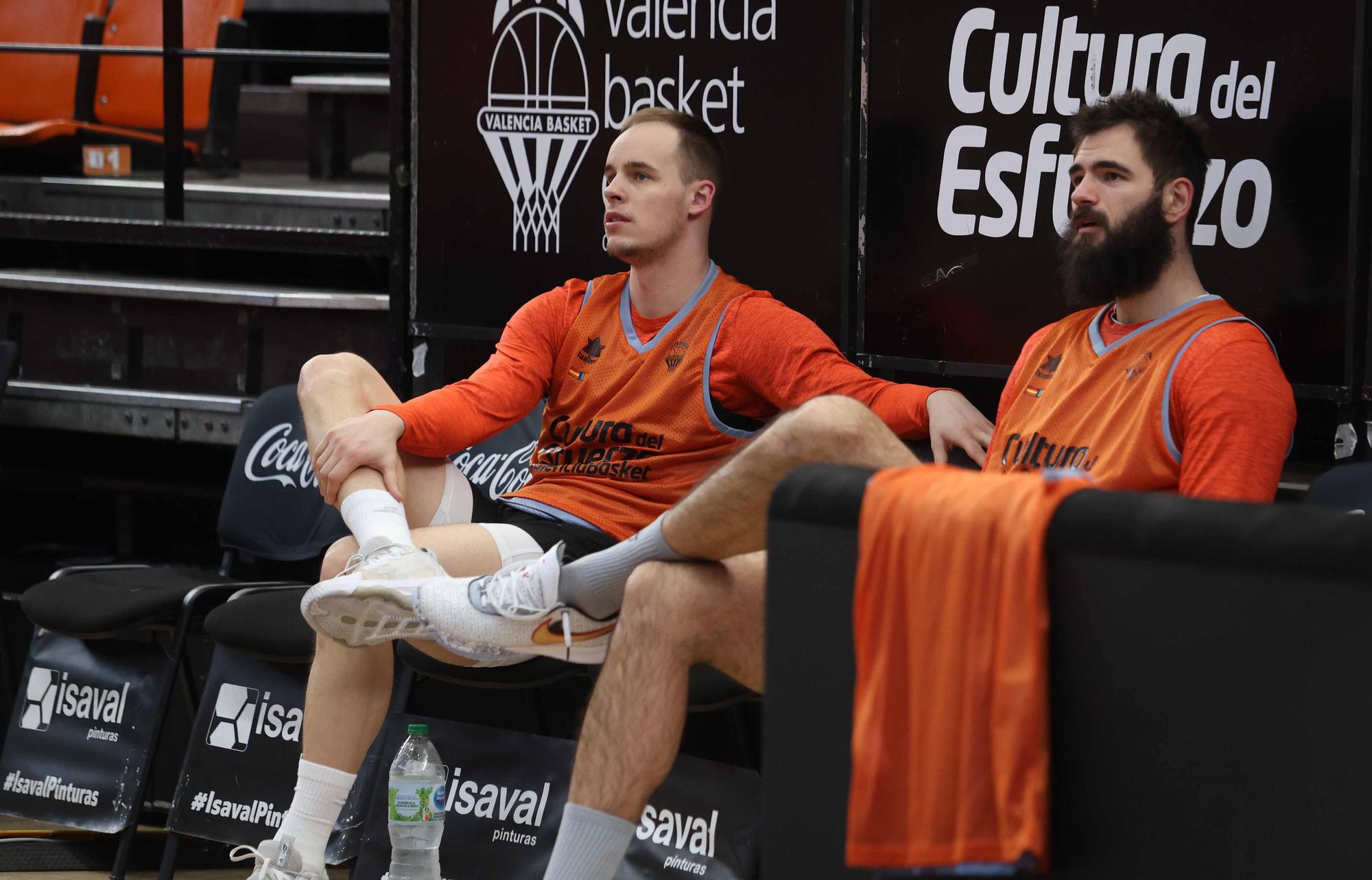 Entrenamiento previo al partido de Euroleague frente al Anadolu Efes Istanbul