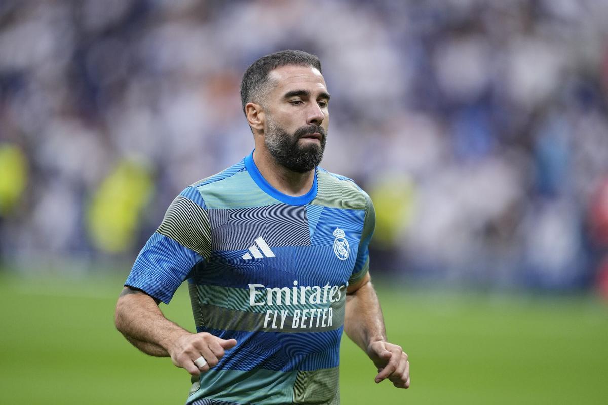 El capitán del Real Madrid, Dani Carvajal.