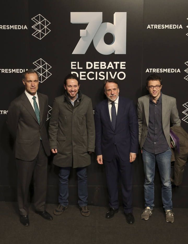 DEBATE TELEVISADO ENTRE LOS CANDIDATOS DE PP, PSOE, CIUDADANOS Y PODEMOS