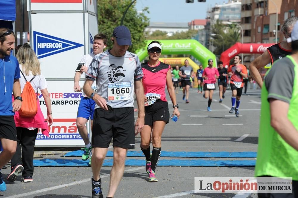 Media Maratón de Murcia: llegada (2ª parte)