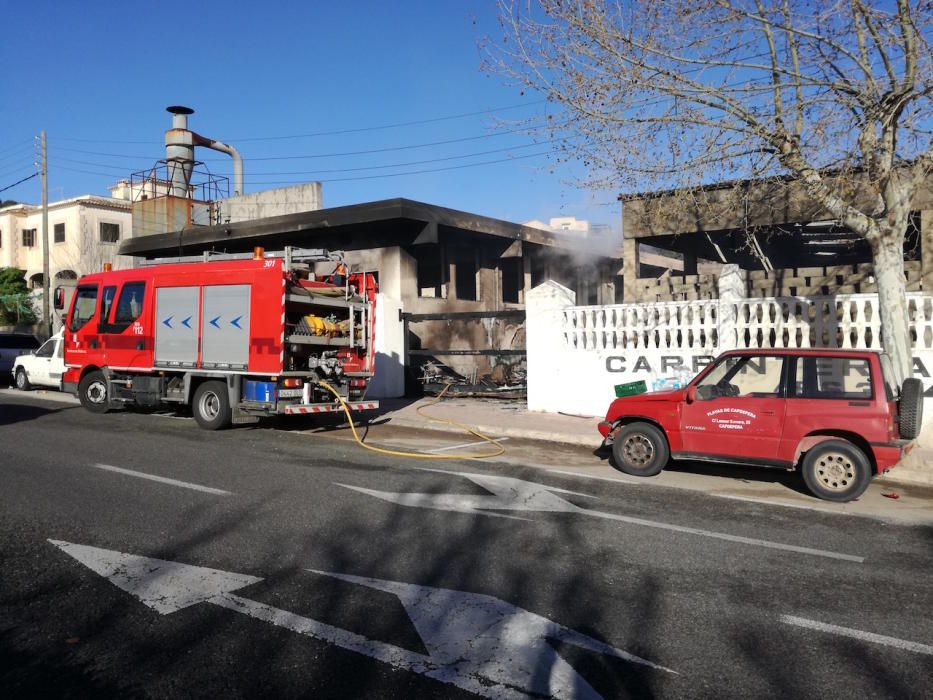 Alarma por un incendio en Capdepera