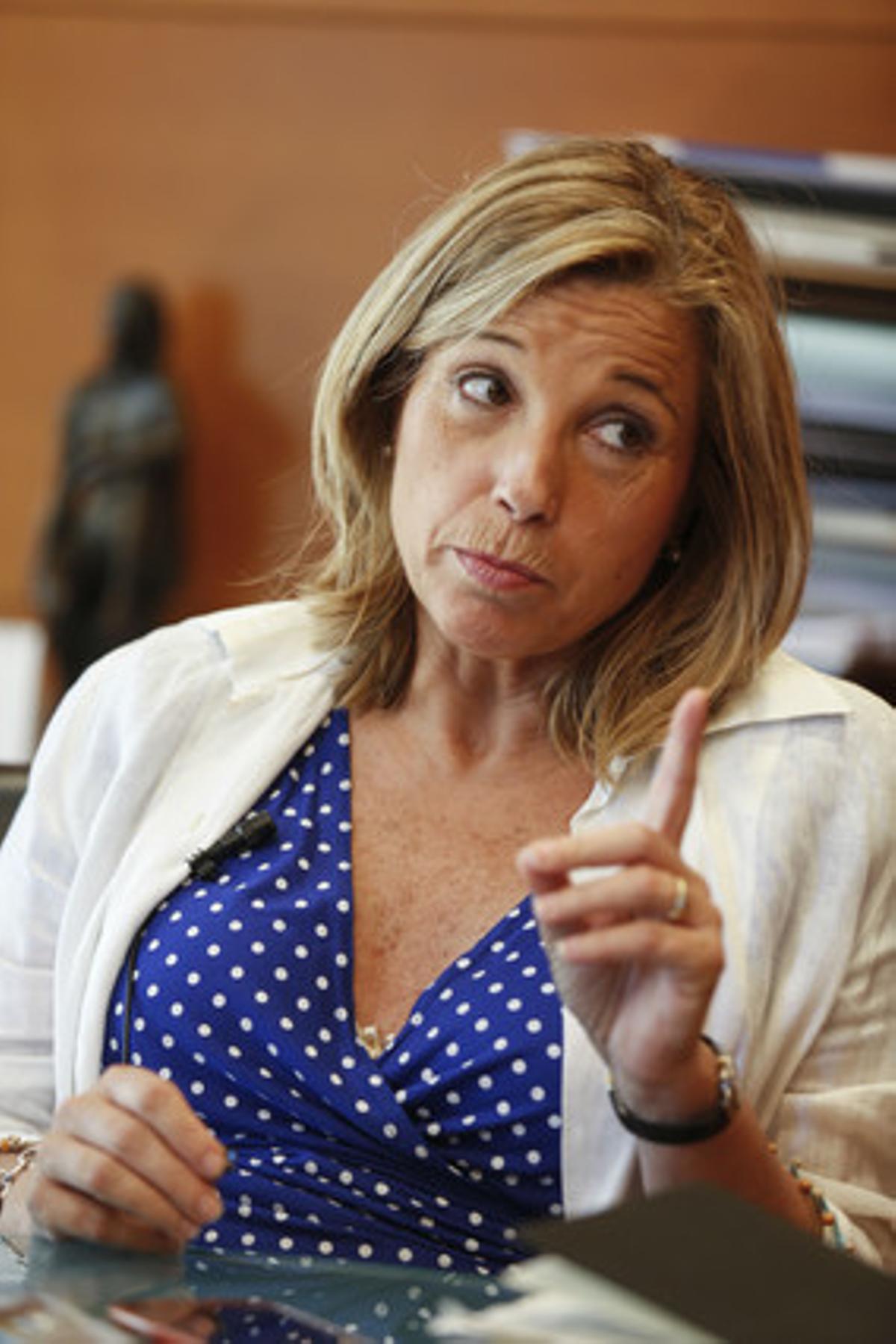 La vicepresidenta del Govern, Joana Ortega.