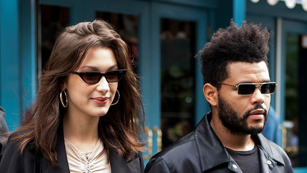 La modelo Bella Hadid y el cantante The Weeknd