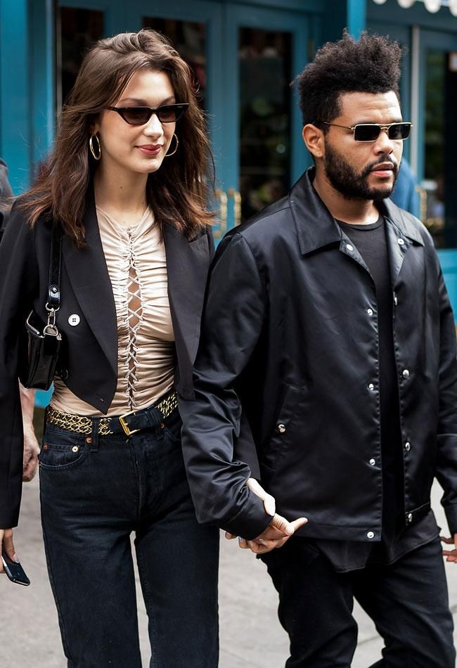 La modelo Bella Hadid y el cantante The Weeknd