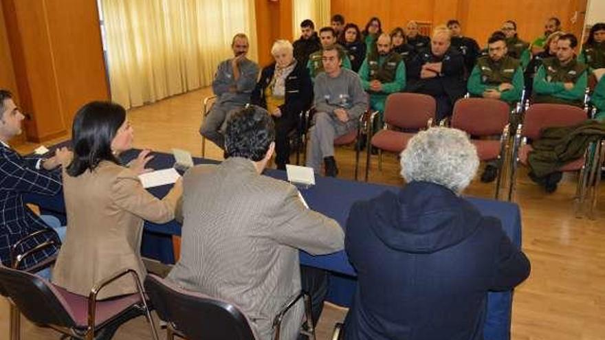 Acto de presentación en la Agencia de Colocación de Mos. // D.P.