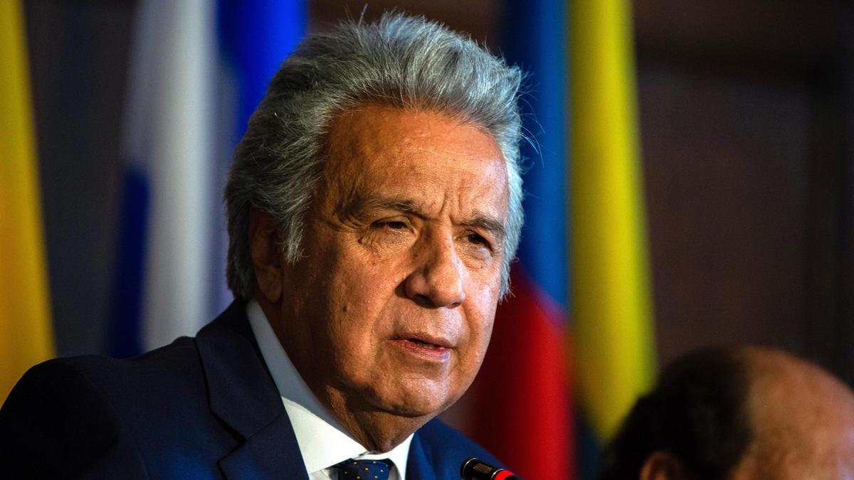 El expresidente de Ecuador Lenín Moreno.