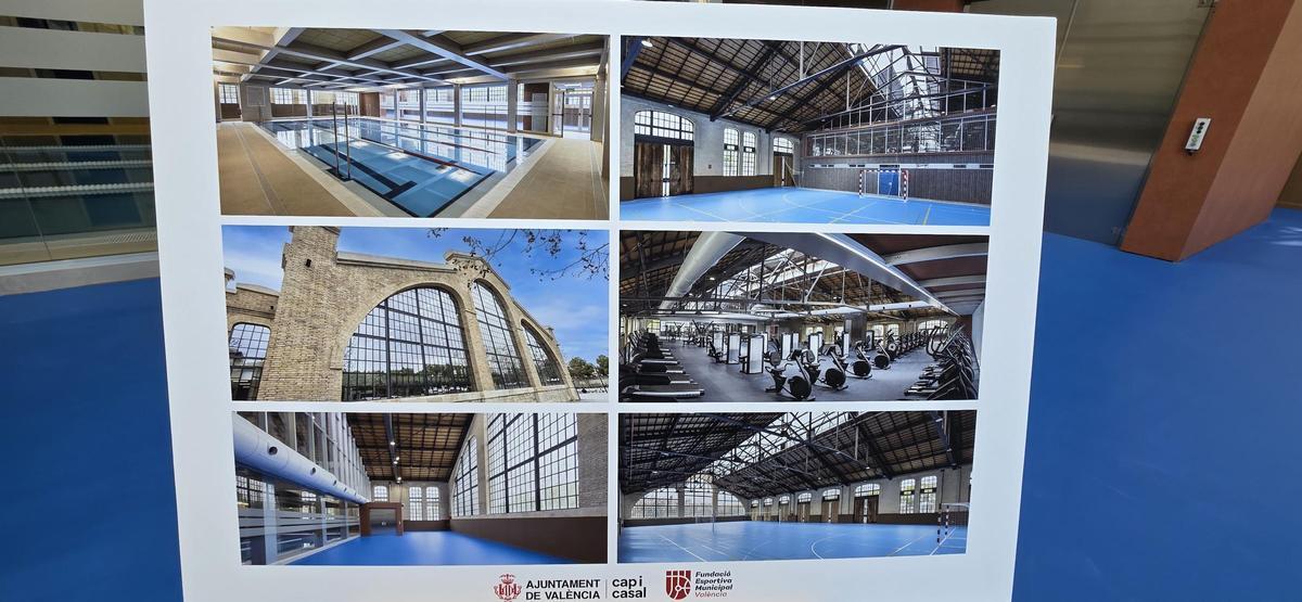 Así es el nuevo Polideportivo del Parc Central construido en un antiguo depósito de locomotoras