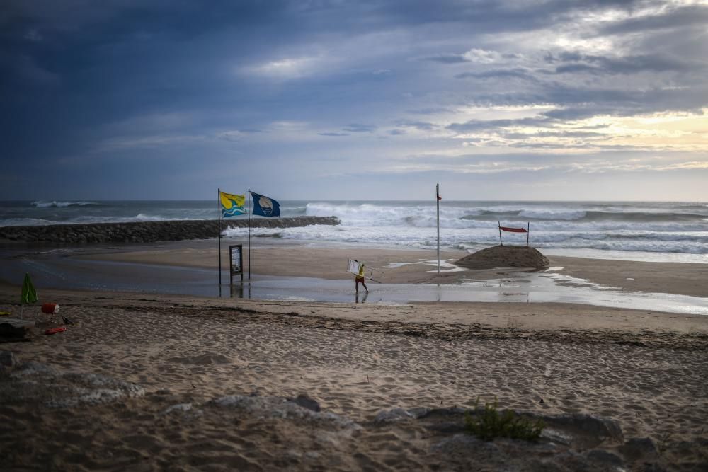 Paso del ciclón Leslie por Portugal