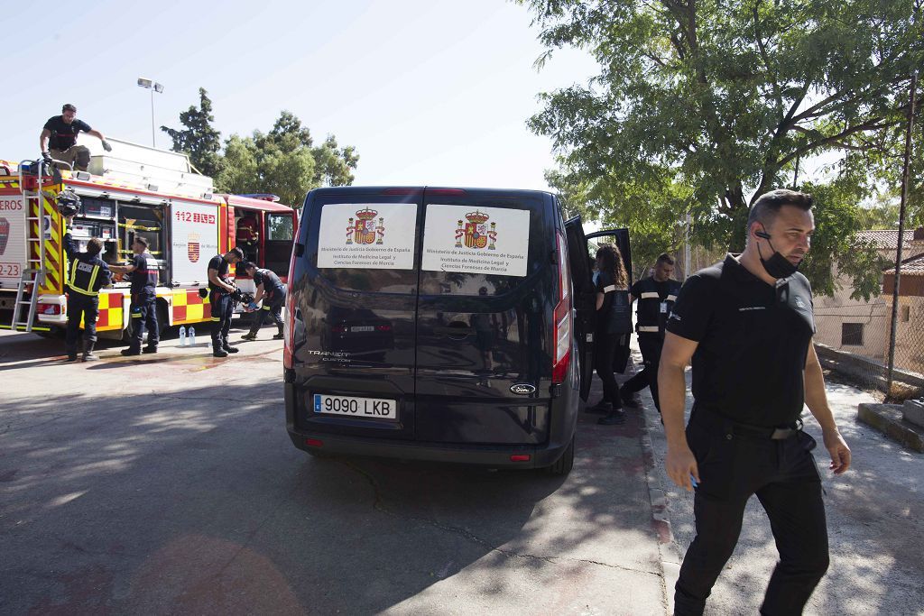 Encuentran muerto a un vecino de Lorca desaparecido encajado en el hueco entre dos casas