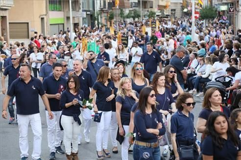 Ofrenda de flores a Sant Pasqual en Vila-real