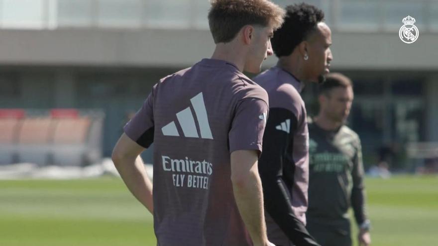 El Madrid recupera fuerzas sin lesión de Tchouaméni y a la espera de pruebas a Mendy