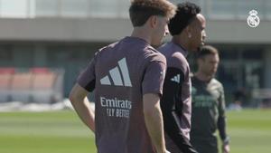 El Madrid recupera fuerzas sin lesión de Tchouaméni y a la espera de pruebas a Mendy