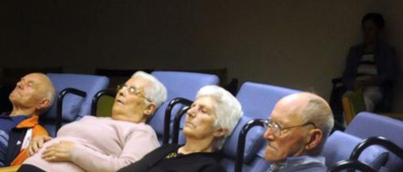 Mayores en una residencia de Lalín.