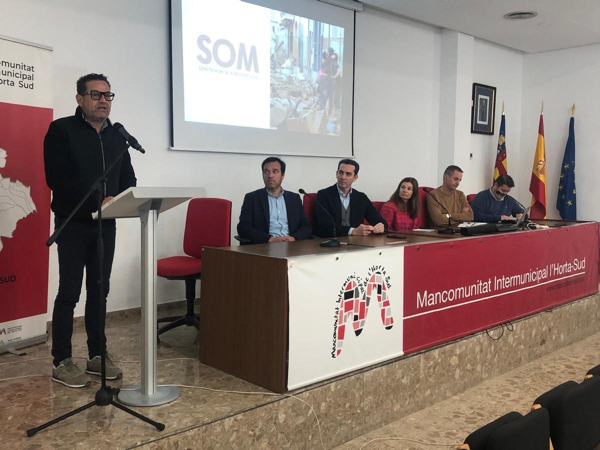 El president de la Mancomunitat interviene en la presentación del proyecto