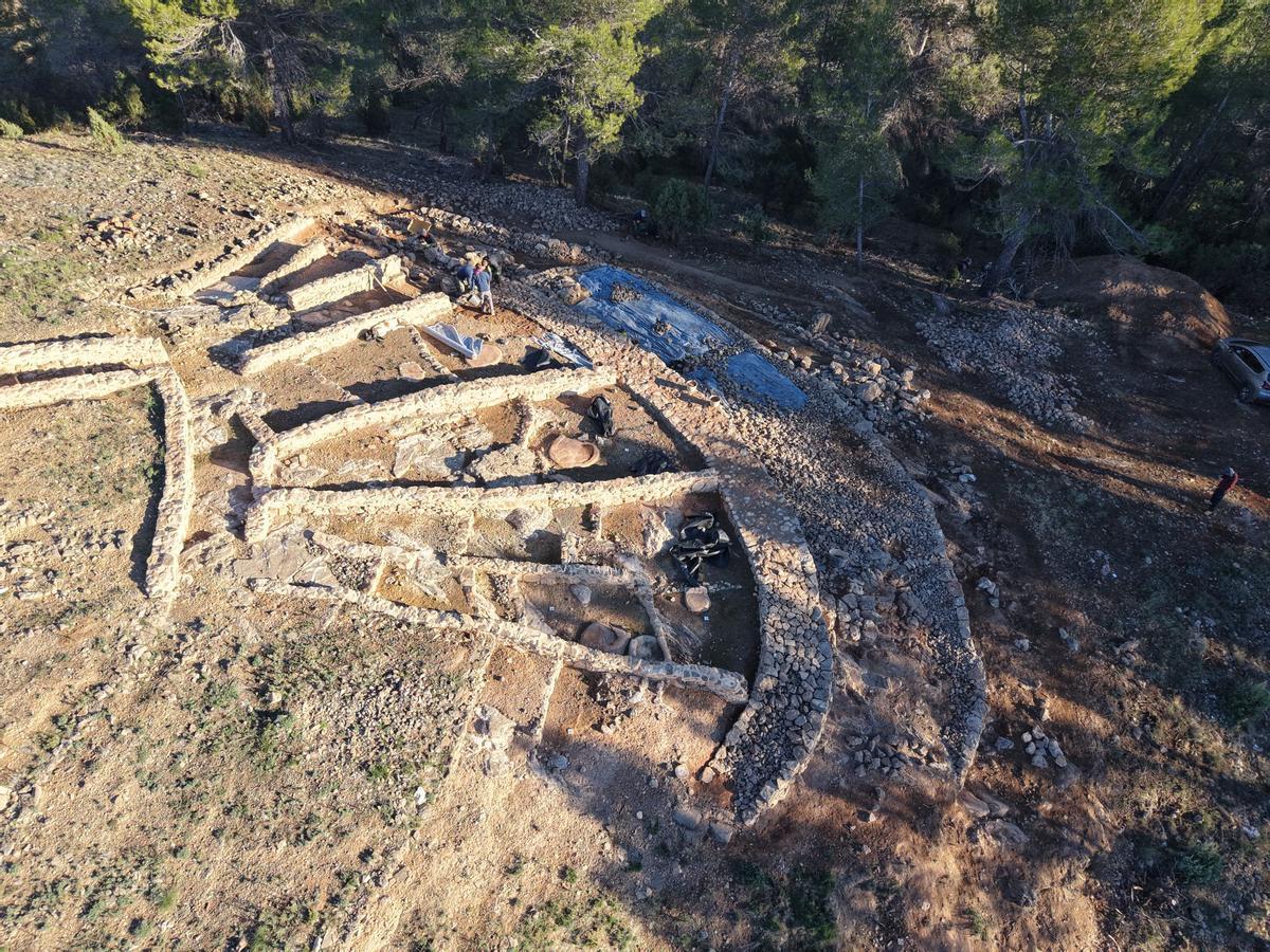 Montán encuentra en su yacimiento arqueológico el sistema defensivo más complejo de la Edad de Hierro
