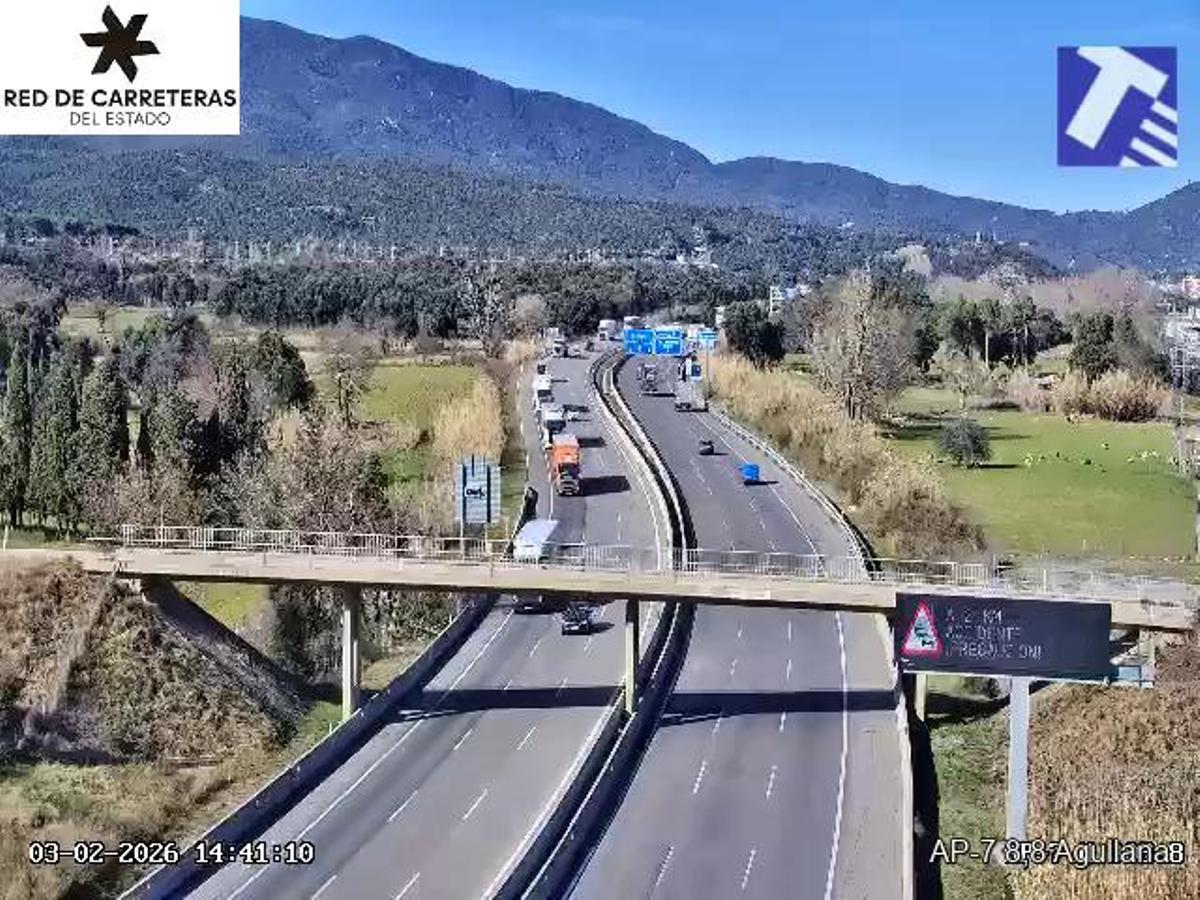 Les retencions per l'accident de la Jonquera.