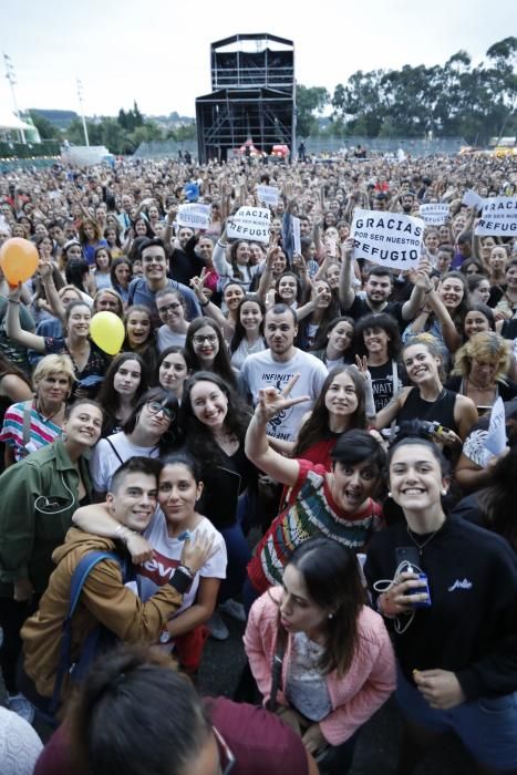 Pablo Alborán triunfa en Gijón