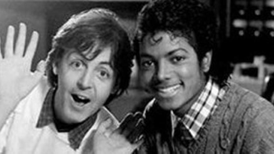 Paul McCartney y Michael Jackson