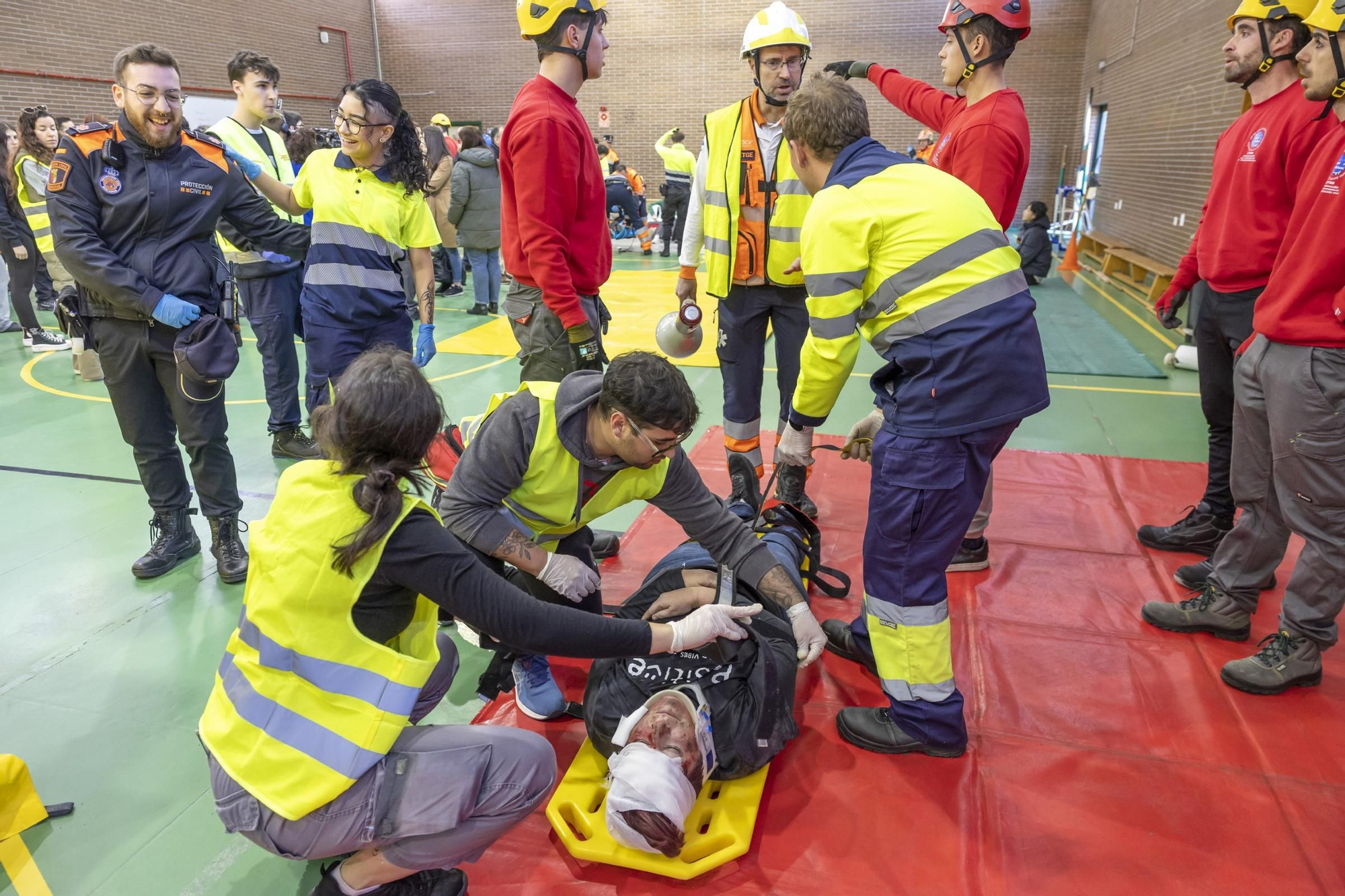 Así ha sido el simulacro de terremoto en Torrevieja coincidiendo con el aniversario del catastrófico seísmo de 1829