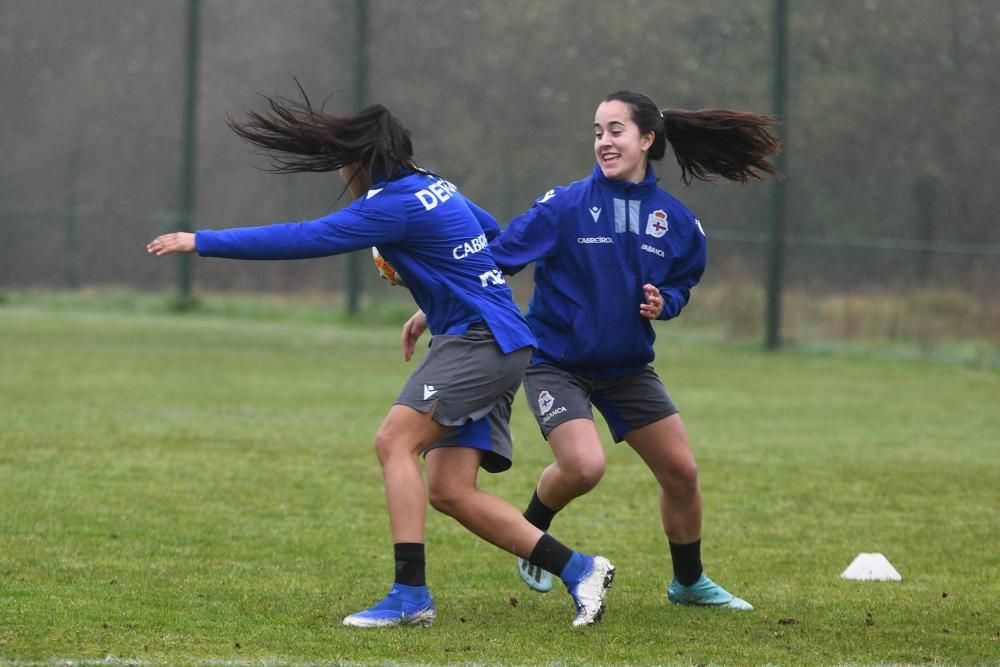 Entrenamiento del Deportivo Abanca