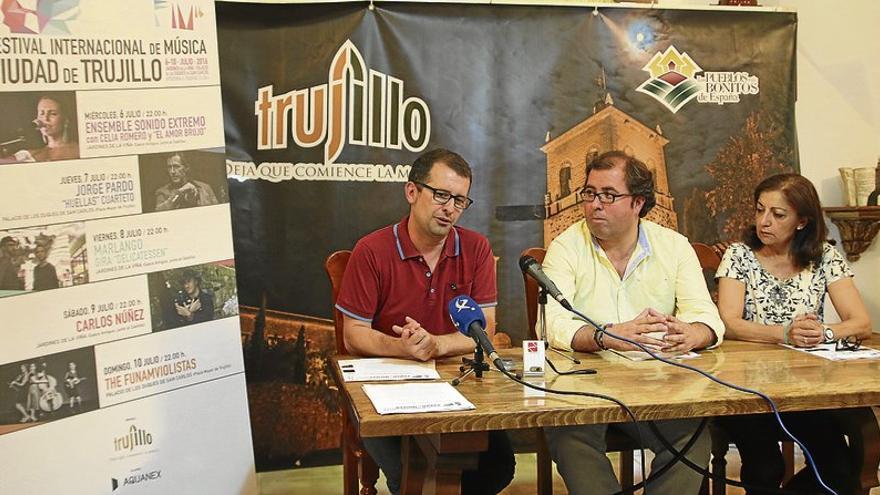 Marlango y Carlos Núñez, en el Festival Internacional de Música de Trujillo