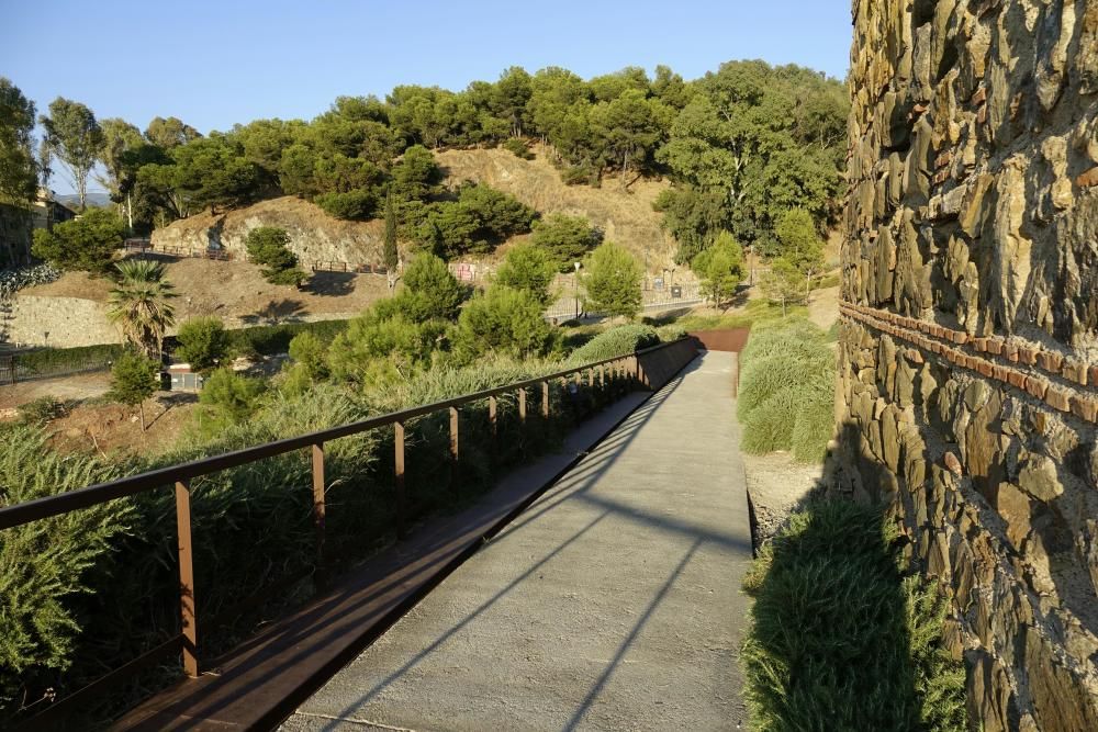 El nuevo mirador de la Alcazaba ya se puede visitar.