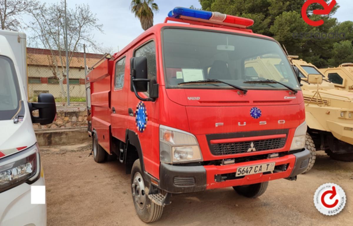 Camión Mitsubishi blindado a subasta en Puerto de Sagunto.