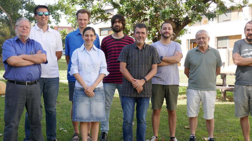 Grupo de científicos valencianos que han participado en el hallazgo.