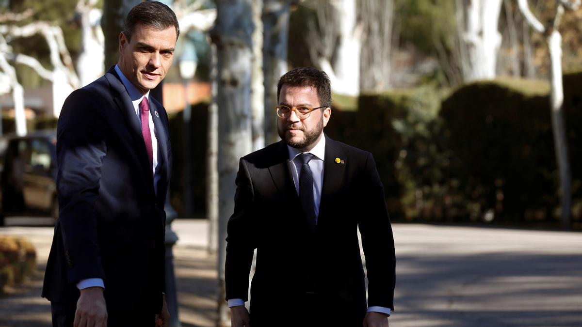 Sánchez y Aragonès se reunirán este mismo mes en Moncloa