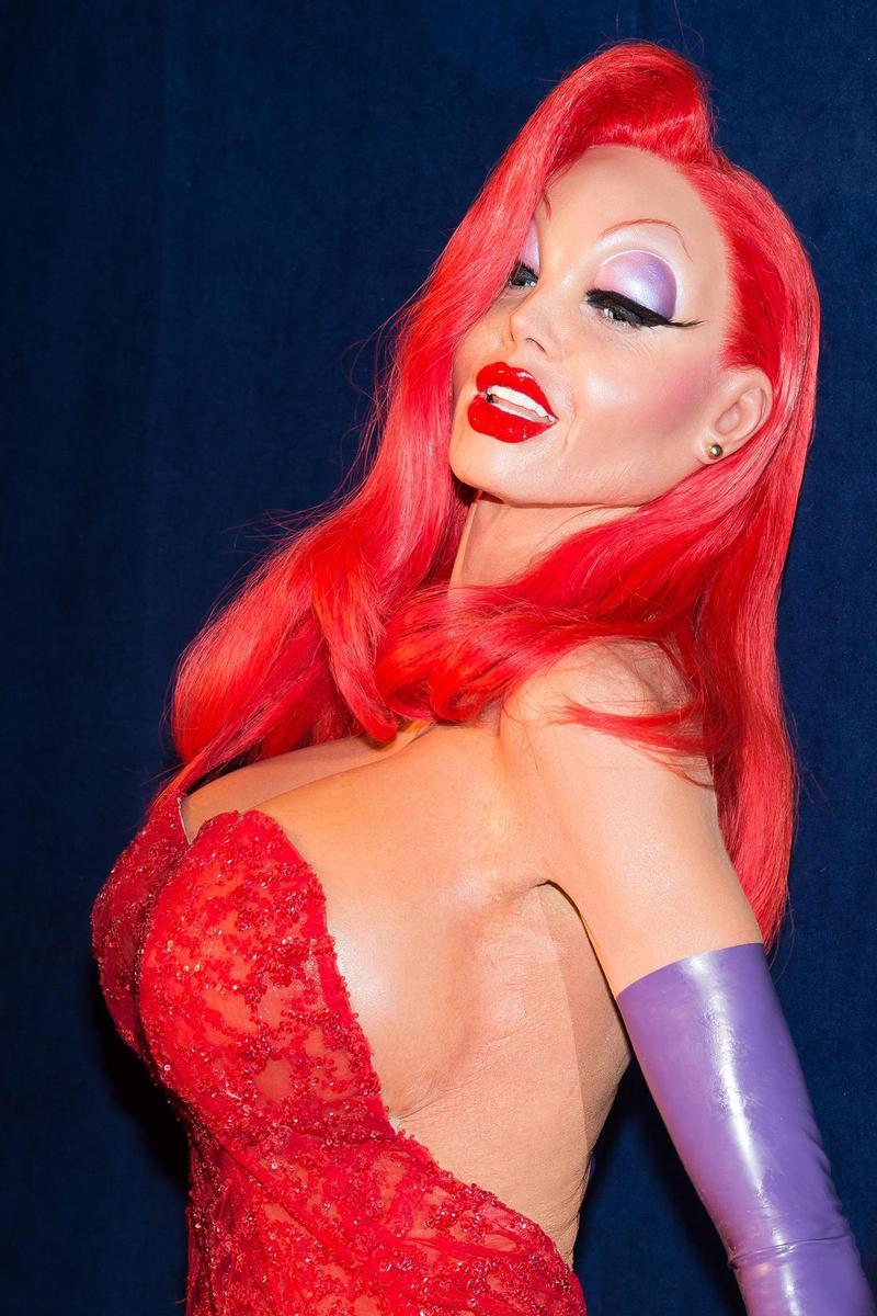 Heidi Klum se convierte en Jessica Rabbit para Halloween