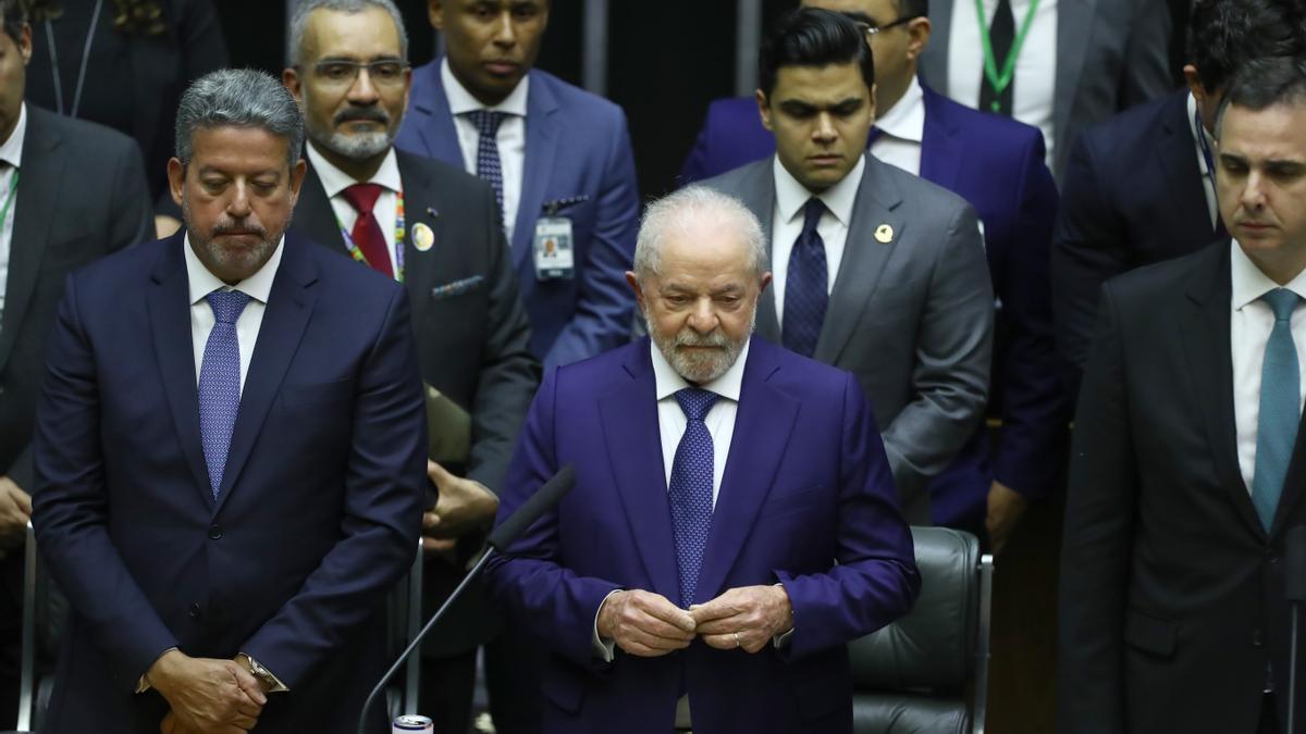 Luiz Inacio Lula da Silva toma posesión del cargo de presidente de Brasil por tercera vez