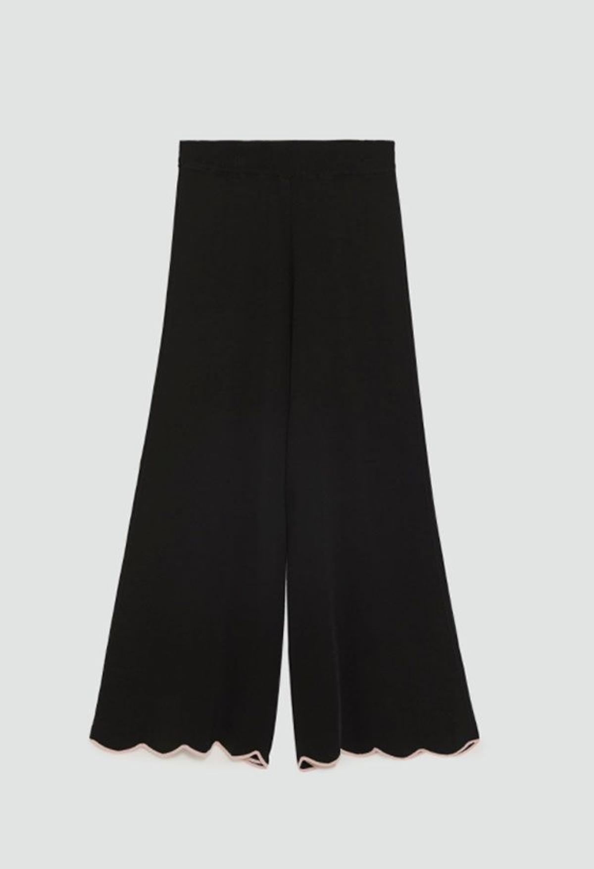 Pantalón cullotte de Zara, del look de Amaia de OT en El Hormiguero