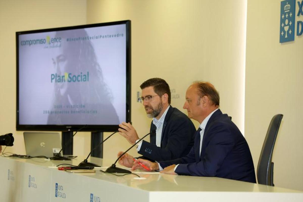 Ence presentando su plan social.