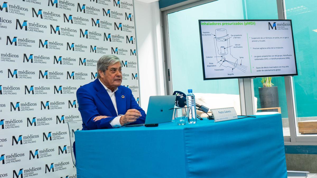 Pedro Cabrera, presidente del Colegio de Médicos de Las Palmas.