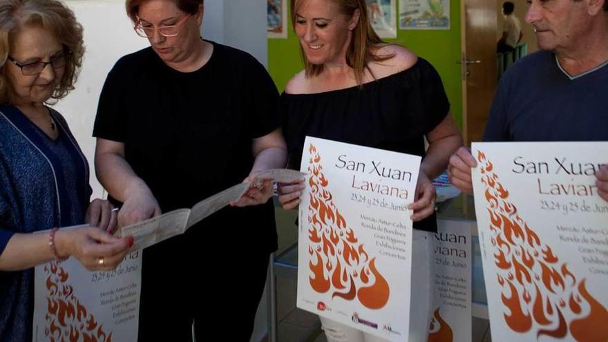 Inés García, Rocío Estepa, Ludi Suárez y Bernardino Otero.