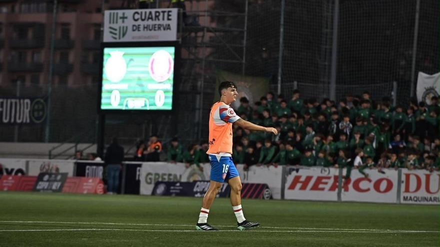 El regreso del exzaragocista Alejandro Francés: titular con el Girona en Cuarte
