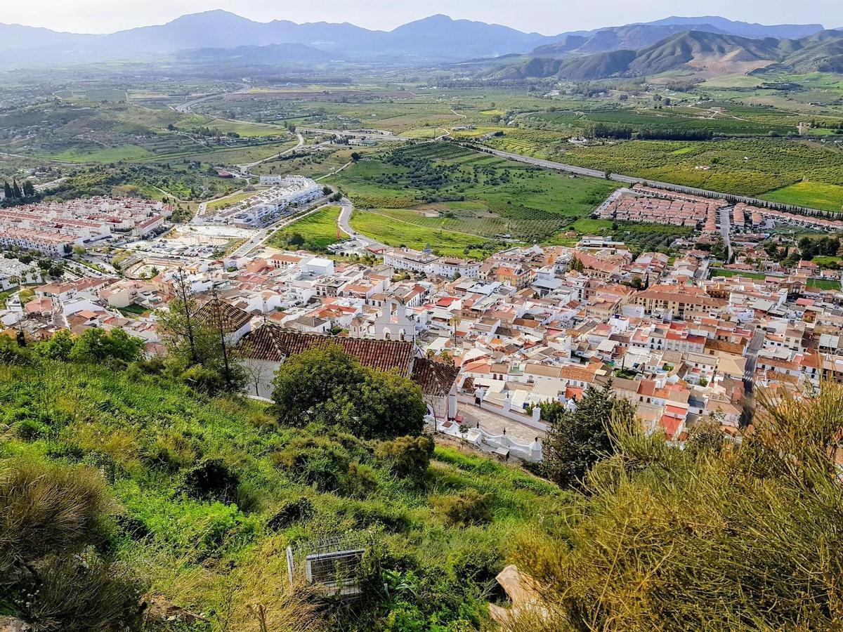 Una vista panorámica de Cártama