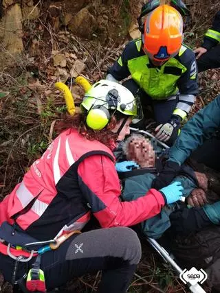 Habla el hijo del octogenario perdido y hallado vivo en Cudillero: "Estamos muy contentos y damos las gracias a todo el mundo"