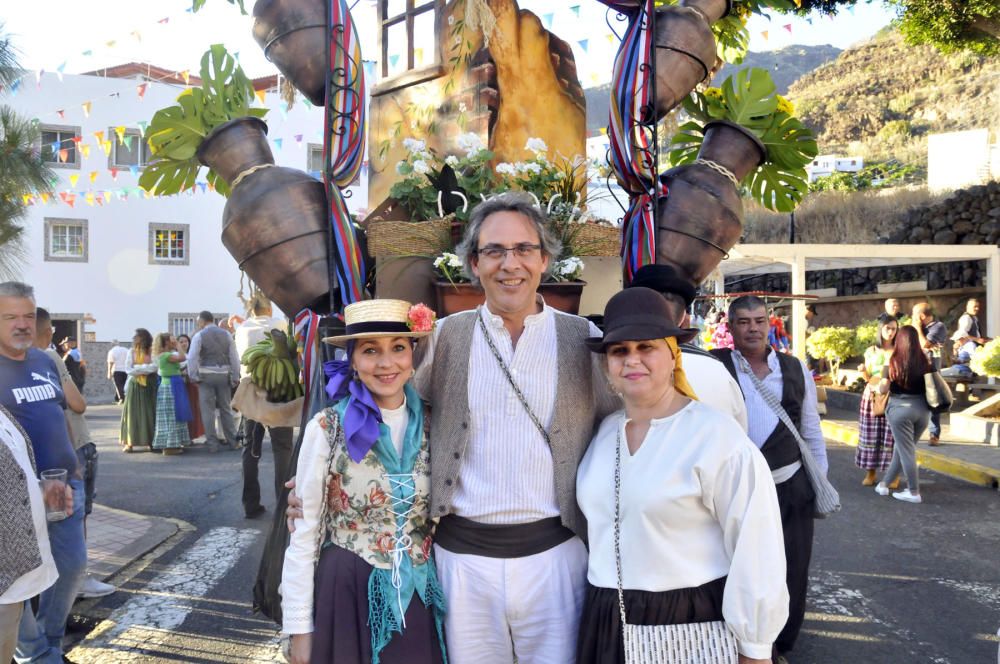 El Valle de Agaete celebra la tradicional romería ofrenda a San Pedro