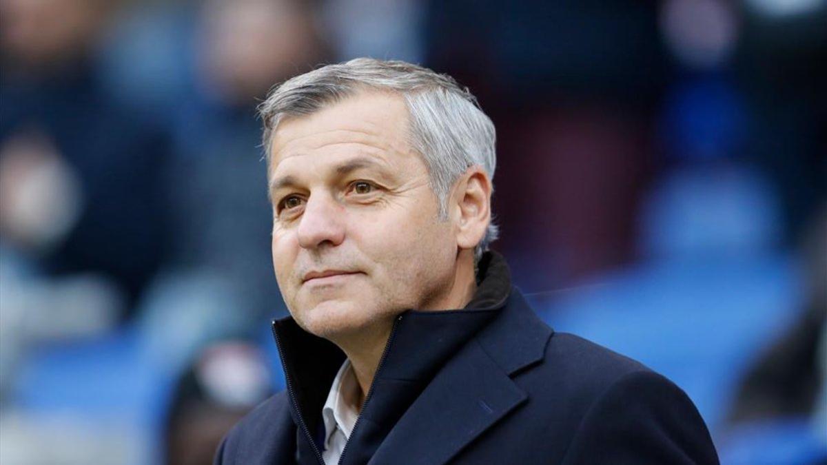 Bruno Génésio, entrenador del Olympique de Lyon