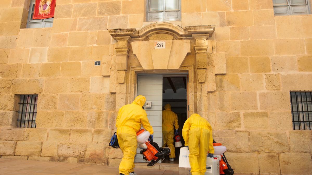 Desinfectan el monasterio de Santa Faz tras un brote que afecta a nueve monjas