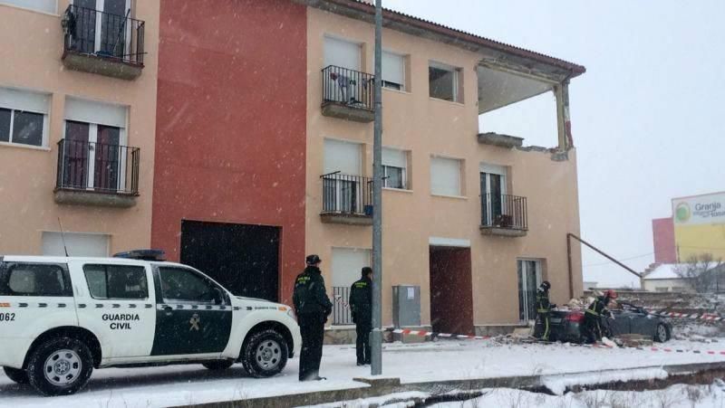 Fotogalería de la explosión de gas en una vivienda de Villarreal de Huerva