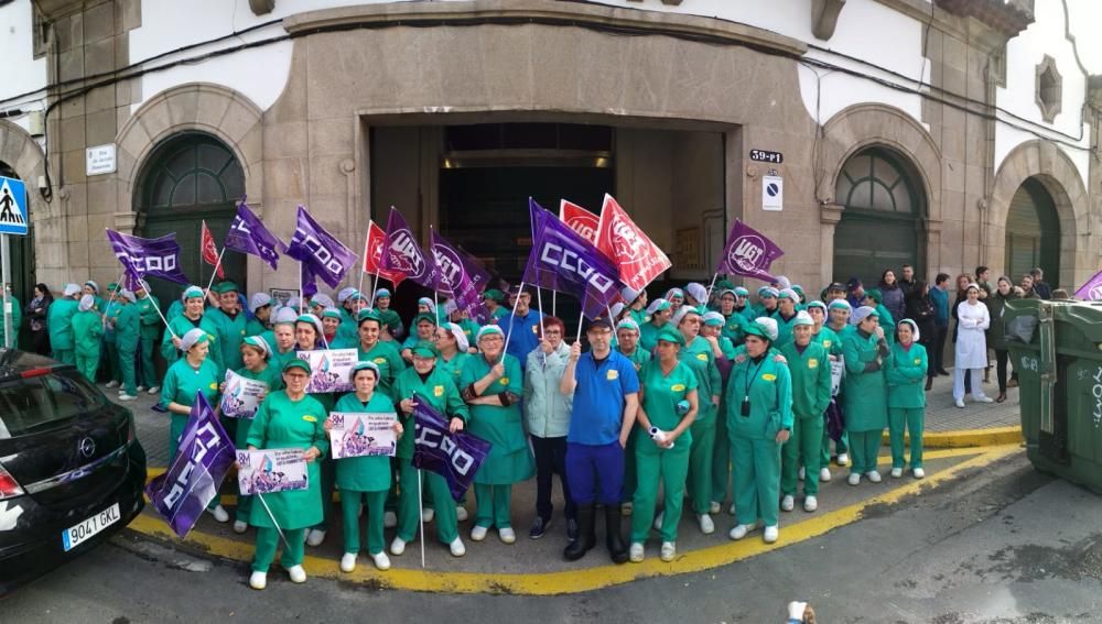 Las trabajadoras de la conservera Albo se suman a la huelga del 8M