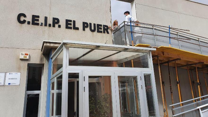 Obras de accesibilidad en el CEIP Puertito de Güímar.