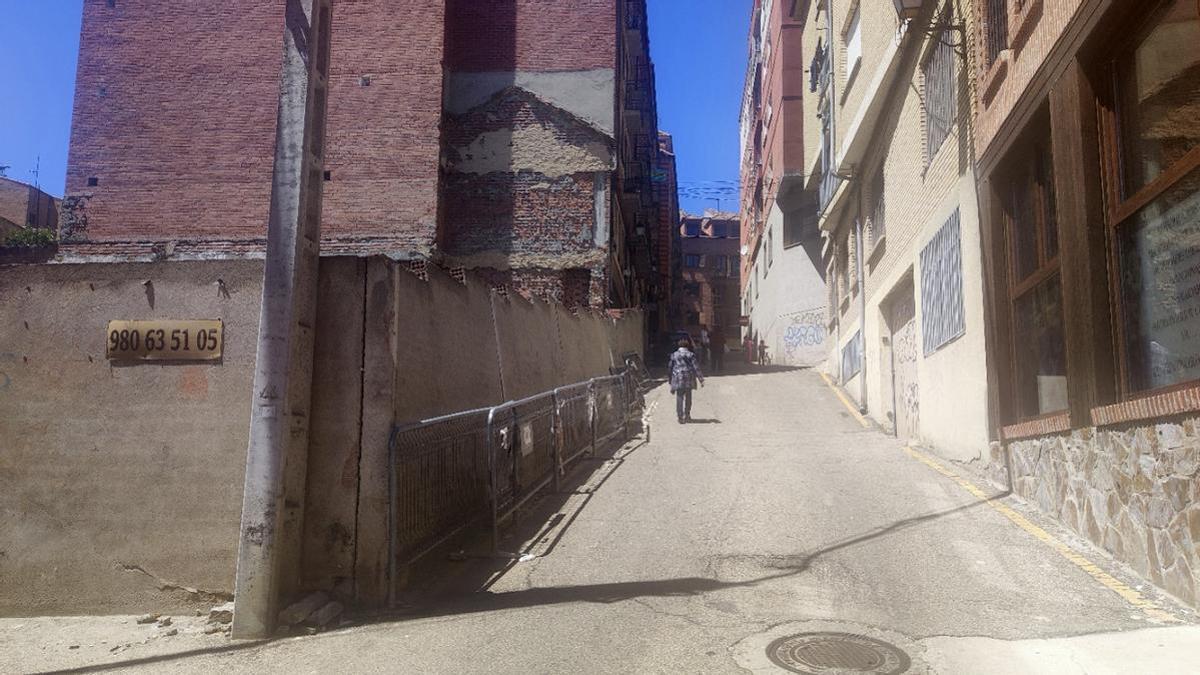 El muro que ha motivado la imposición de la sanción municipal.