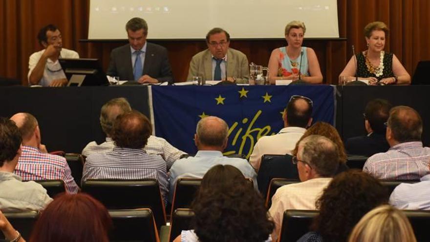 El edificio de la Convalecencia fue escenario ayer de la presentación del proyecto Life sobre cambio climático que lidera la UMU.