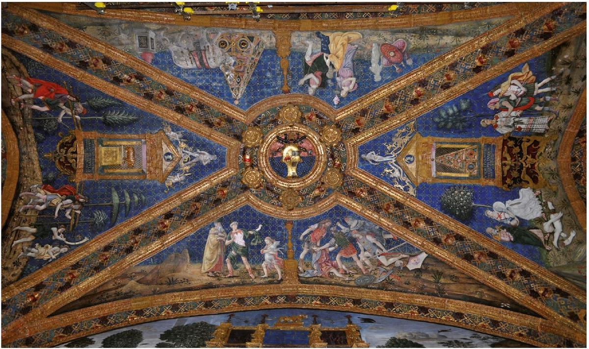 Bóvedas dedicadas al mito de Osiris en el Apartamento Borja del Vaticano