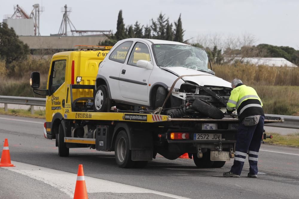 Accident a Llagostera