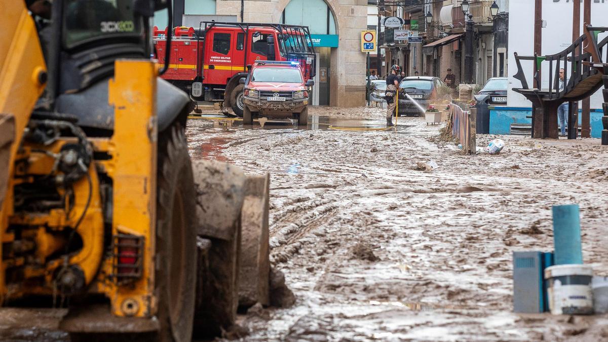 Imagen de las consecuencias de la DANA en Algemesí.