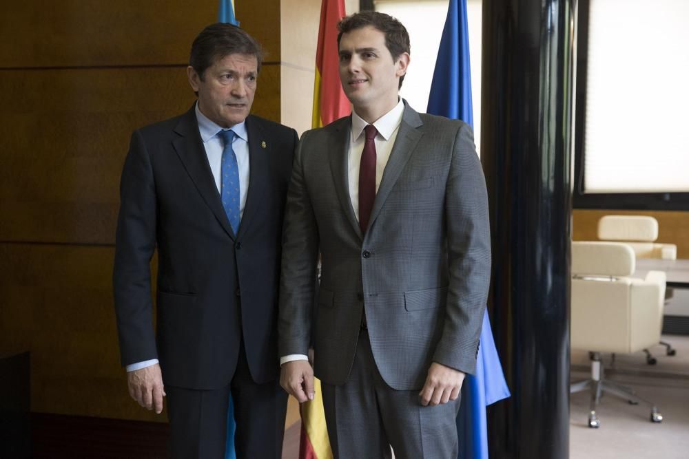 Albert Rivera con Javier Fernández